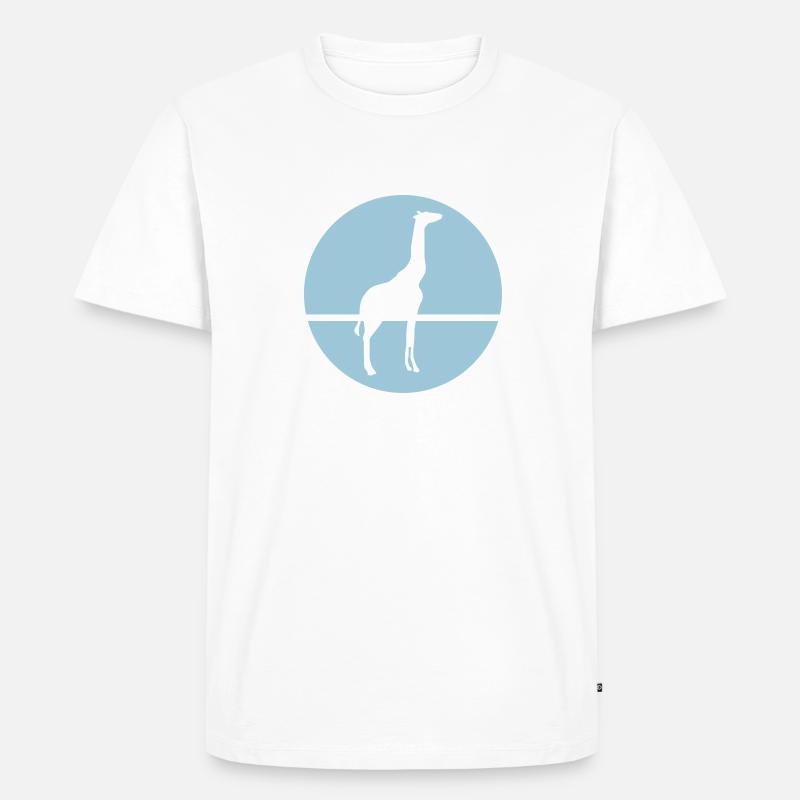 Giraffe - T-shirt Premium bio Homme - blanc