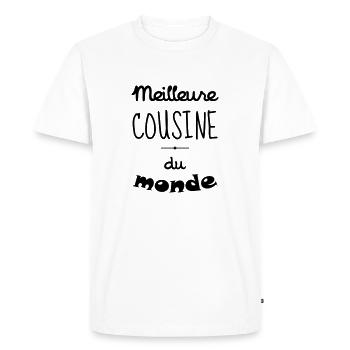 Cousin Kusine Cousin Cousine Baby Family - Men's Premium Organic T-Shirt - white - Front - Nico (187cm)