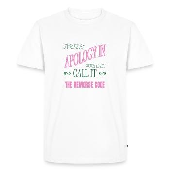 Quote Biotech Major Father Computer Profession - Men's Premium Organic T-Shirt - white - Front - Nico (187cm)