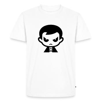 Vampire - Men's Premium Organic T-Shirt - white - Front - Nico (187cm)