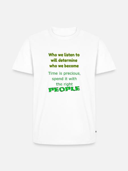 PEOPLE - T-shirt Premium bio Homme - blanc