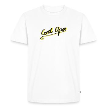 CodOpa - T-shirt Premium bio Homme - blanc - Devant - Nico (187cm)