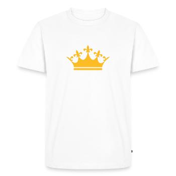 Crown Winner King Queen Princess - T-shirt Premium bio Homme - blanc - Devant - Nico (187cm)