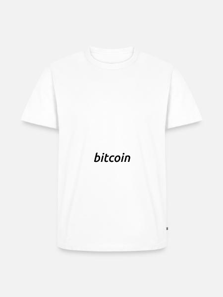 Bitcoin - T-shirt Premium bio Homme - blanc