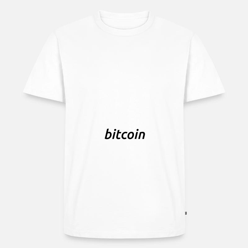 Bitcoin - T-shirt Premium bio Homme - blanc