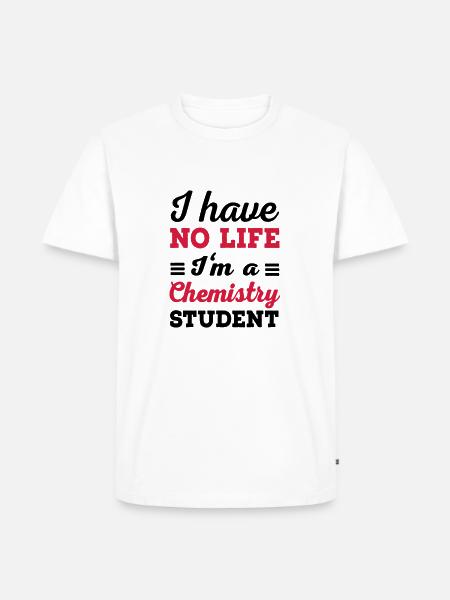 chemistry - Men's Premium Organic T-Shirt - white
