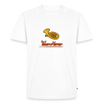 Tenorhorns (Peter & The Foxes Fanshirt) - T-shirt Premium bio Homme - blanc - Devant - Nico (187cm)
