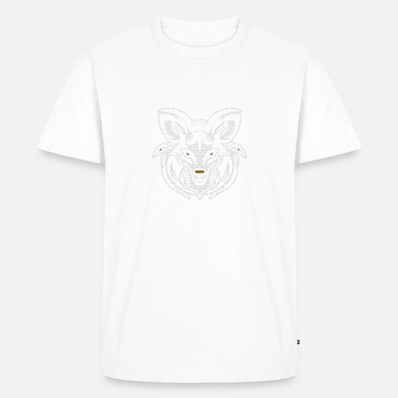 Geist des Waldes, weiß - Männer Premium Bio T-Shirt - undefined