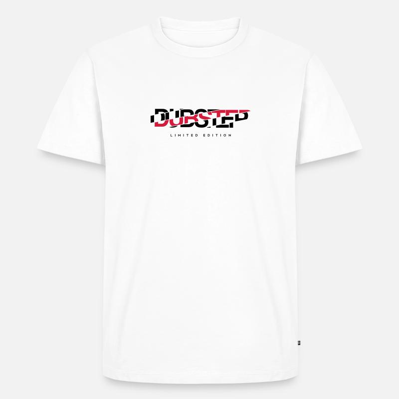 dubstep LE - Männer Premium Bio T-Shirt - Weiß