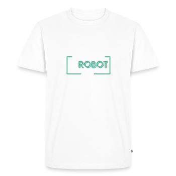 I'm Not a Robot - Men's Premium Organic T-Shirt - white - Front - Nico (187cm)