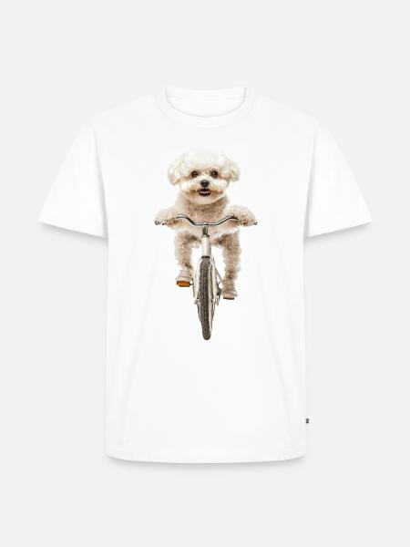 Bichon Frisé - Männer Premium Bio T-Shirt - Weiß