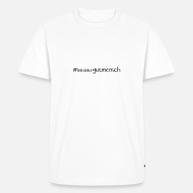 #linkslinkergutmensch - Männer Premium Bio T-Shirt - undefined