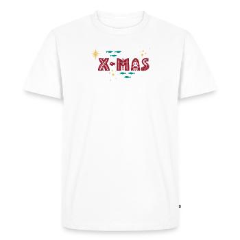 Noël de créature de mer - T-shirt Premium bio Homme - blanc - Devant - Nico (187cm)