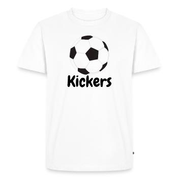 I'm a footballer! - Men's Premium Organic T-Shirt - white - Front - Nico (187cm)
