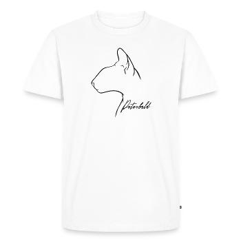 Peterbald Profil Chat Chat Wilsigns - T-shirt Premium bio Homme - blanc - Devant - Nico (187cm)