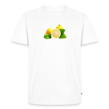 citron - T-shirt Premium bio Homme - blanc - Devant - Nico (187cm)