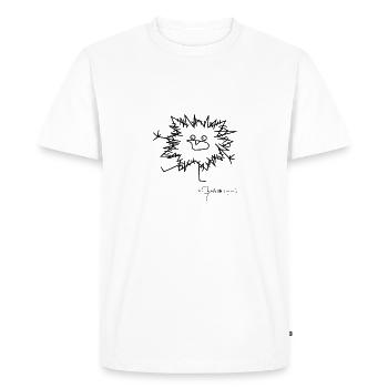 Woolly Beastie freaks out © Chyropterum Innoxius - Men's Premium Organic T-Shirt - white - Front - Nico (187cm)