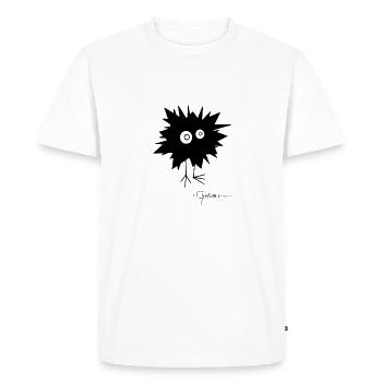 Woolly Beastie flashed © Chyropterum Innoxius - Men's Premium Organic T-Shirt - white - Front - Nico (187cm)