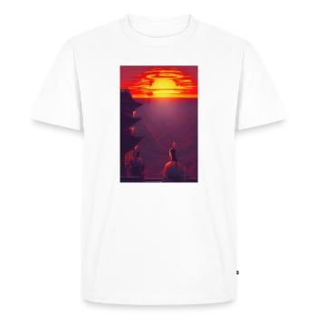 Samouraï 3 - T-shirt Premium bio Homme - blanc - Devant - Nico (187cm)