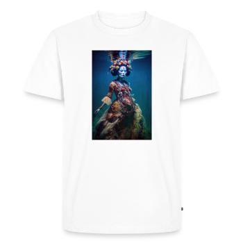 Geisha zombie underwater - Men's Premium Organic T-Shirt - white - Front - Nico (187cm)