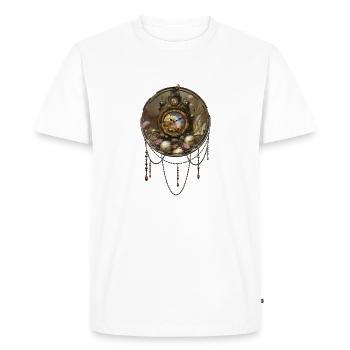 L’esthétique Steampunk - T-shirt Premium bio Homme - blanc - Devant - Nico (187cm)