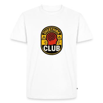 Club de réflexion excessive - T-shirt Premium bio Homme - blanc - Devant - Nico (187cm)
