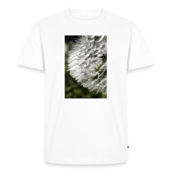 Dandelion Dandelion Closeup Nature Photography - Men's Premium Organic T-Shirt - white - Front - Nico (187cm)