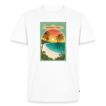 Paradise Lost 2050: The Last Sunset of Eden - Men's Premium Organic T-Shirt - white - Front - Nico (187cm)