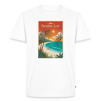 Where Dreams Meet Reality - Men's Premium Organic T-Shirt - white - Front - Nico (187cm)