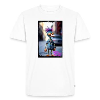 Colorful Doll Monster Character Print Doll - Men's Premium Organic T-Shirt - white - Front - Nico (187cm)