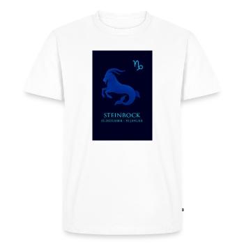 Capricorn Zodiac Sign December 22nd – January 19th Design - Men's Premium Organic T-Shirt - white - Front - Nico (187cm)