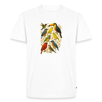 Vancouver Spécimens Festifs - T-shirt Premium bio Homme - blanc - Devant - Nico (187cm)