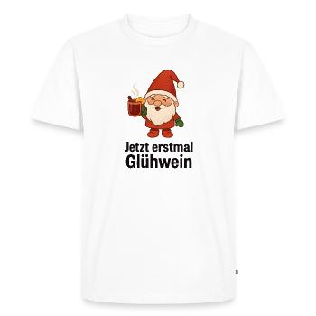 Nain de vin chaud - T-shirt Premium bio Homme - blanc - Devant - Nico (187cm)