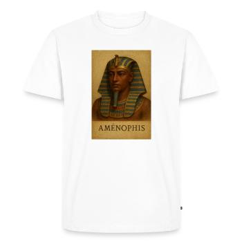 Egyptian Amenophis Heritage - Men's Premium Organic T-Shirt - white - Front - Nico (187cm)