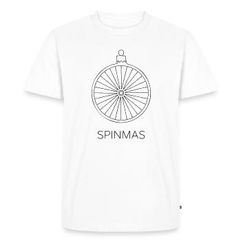 Ornement de roue Spinmas - T-shirt Premium bio Homme - blanc - Devant - Nico (187cm)