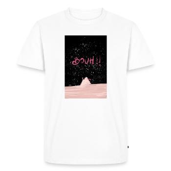 Snowman Boo!! - Men's Premium Organic T-Shirt - white - Front - Nico (187cm)