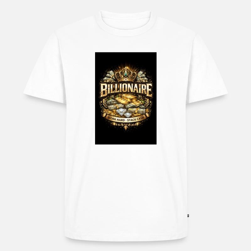 6D0F5E12-D063-4FDD-AC08-1CA5FF0643D0 - Männer Premium Bio T-Shirt - Weiß