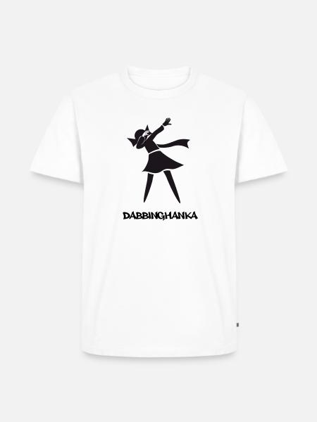 DABBING HANKA - Männer Premium Bio T-Shirt - Weiß