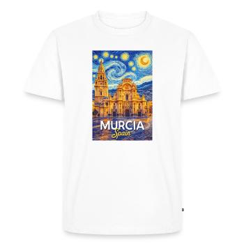 Murcia Spain - Men's Premium Organic T-Shirt - white - Front - Nico (187cm)