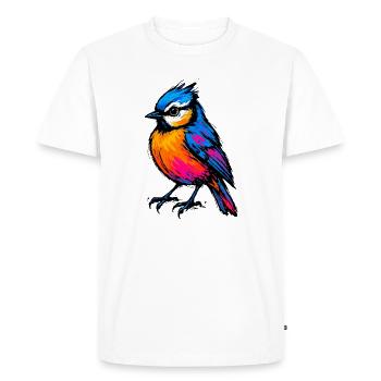 Pop Art: The Burst in Color - Men's Premium Organic T-Shirt - white - Front - Nico (187cm)