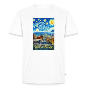 Colorado Springs - T-shirt Premium bio Homme - blanc - Devant - Nico (187cm)
