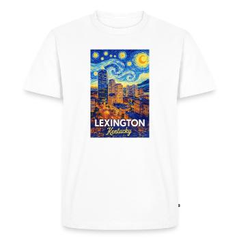 Lexington, Kentucky - T-shirt Premium bio Homme - blanc - Devant - Nico (187cm)