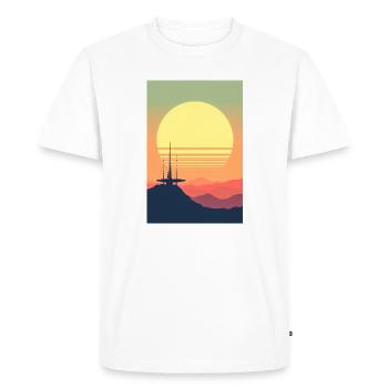 Un nouvel âge de l’espace a commencé - T-shirt Premium bio Homme - blanc - Devant - Nico (187cm)
