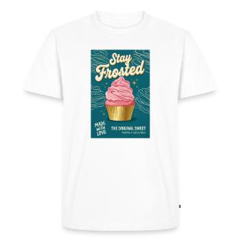 Art de cupcakes Stay Frosted - T-shirt Premium bio Homme - blanc - Devant - Nico (187cm)