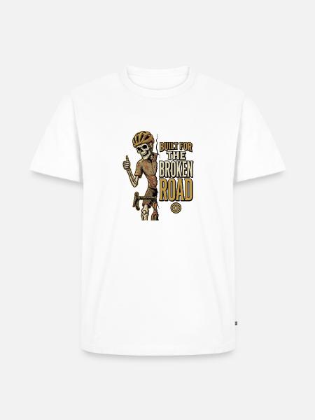 Built For The Broken Road - Männer Premium Bio T-Shirt - Weiß