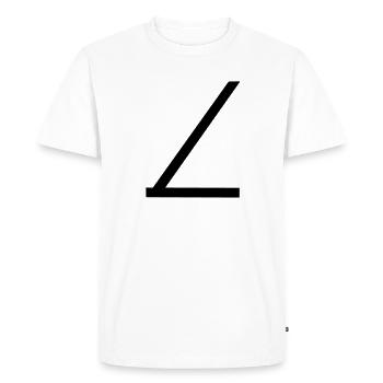 Seat belt - Men's Premium Organic T-Shirt - white - Front - Nico (187cm)