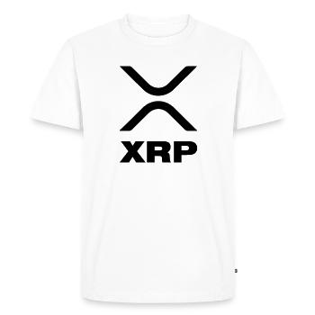 xrp_logo - T-shirt Premium bio Homme - blanc - Devant - Nico (187cm)