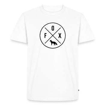 Renard - T-shirt Premium bio Homme - blanc - Devant - Nico (187cm)
