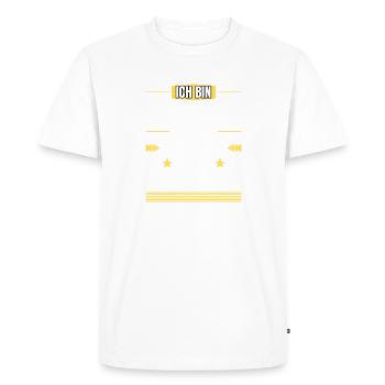 Neither poet nor thinker, but lawyer - Men's Premium Organic T-Shirt - white - Front - Nico (187cm)