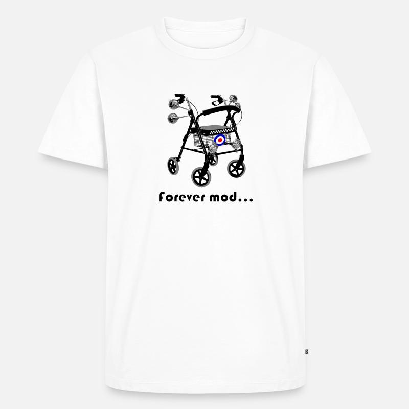 forever mod - Männer Premium Bio T-Shirt - Weiß